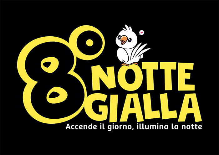 Logo 8ª Notte Gialla Cedegolo 2026
